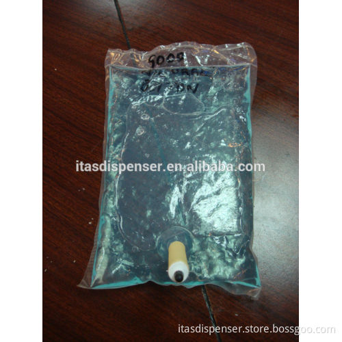 Hospital disinfection solution dispenser liquid bag